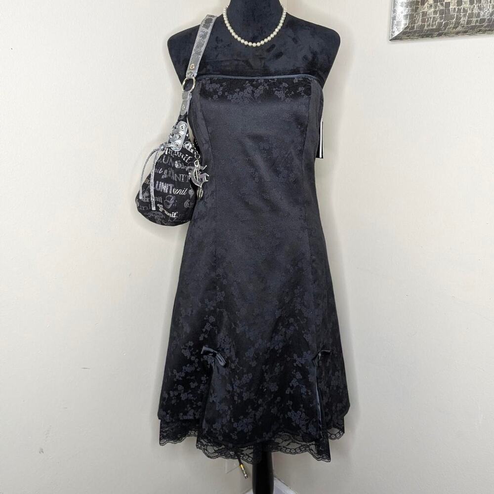 A byer y2k strapless black dress size 11